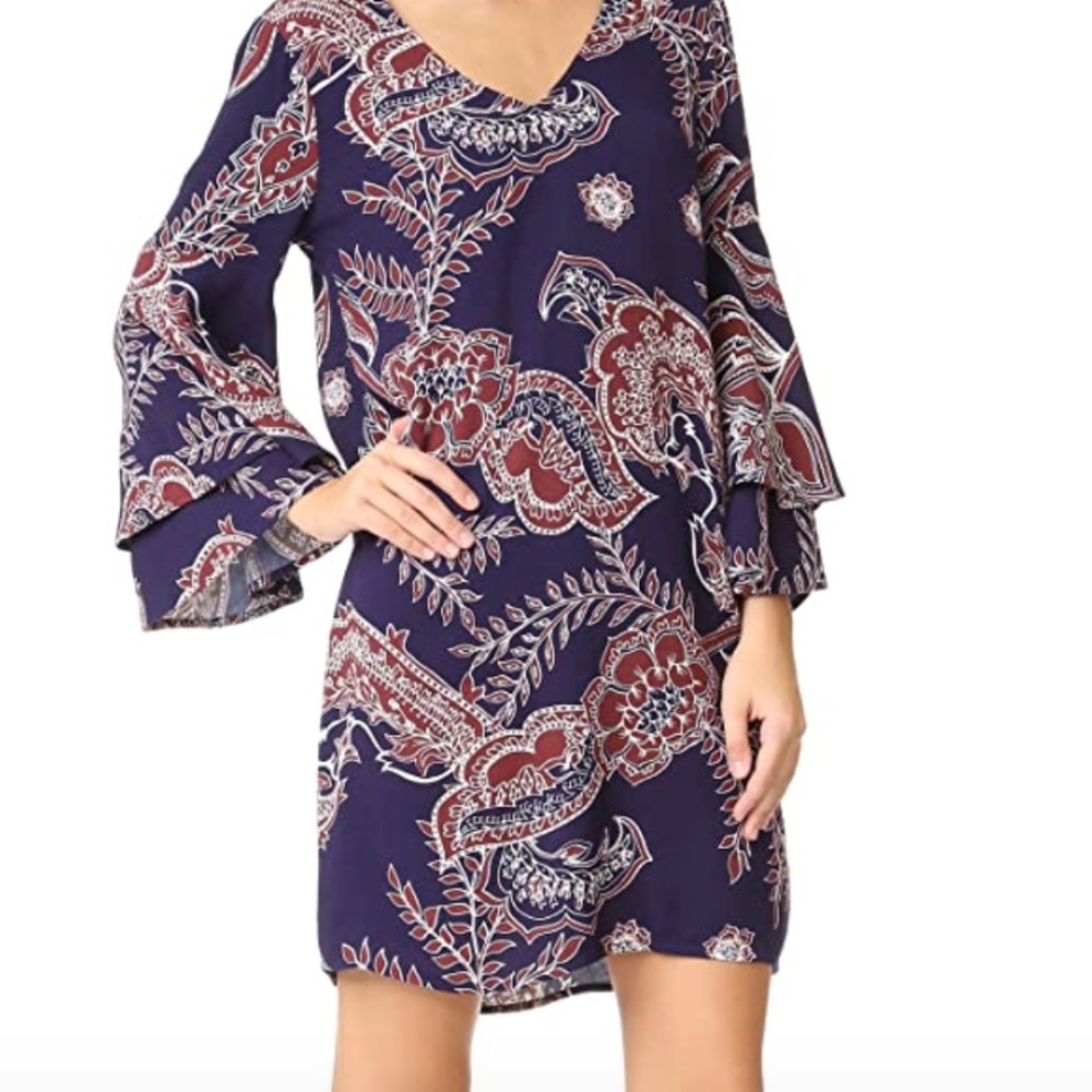 Ella Moss Women's Riya Flutter Sleeve Dress